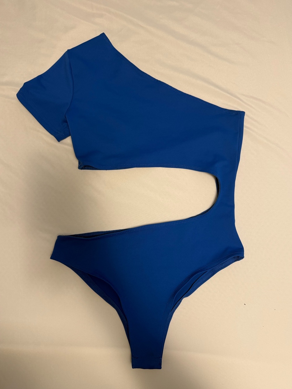 Edikted Blue Cutout Bodysuit size small